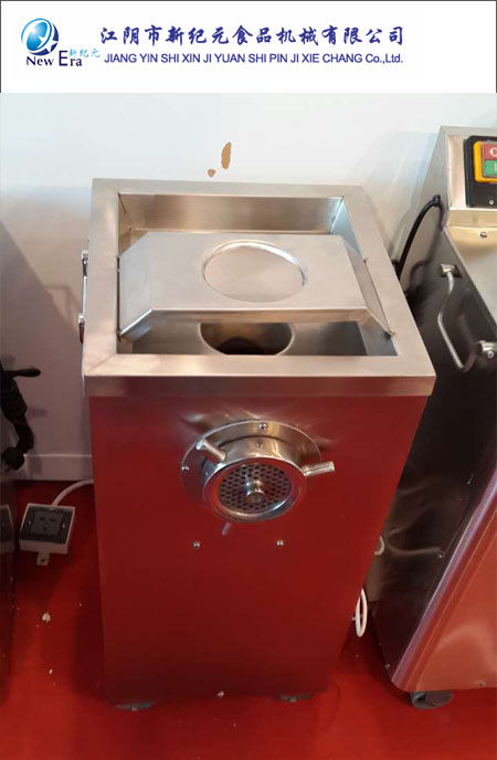 Stainless steel cabinet meat grinder
